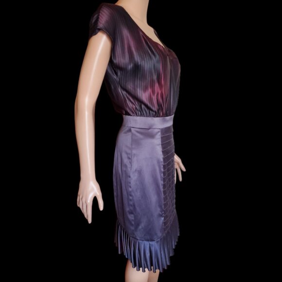 BCBGeneration Stylish Satiny Dress for Evening, Formal, or Wedding Wear - Picture 11 of 14
